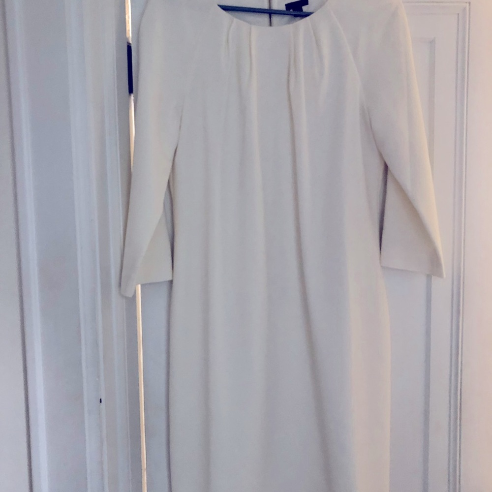 NWT Ann Taylor white shift dress, mod go go style, 8T (tall)